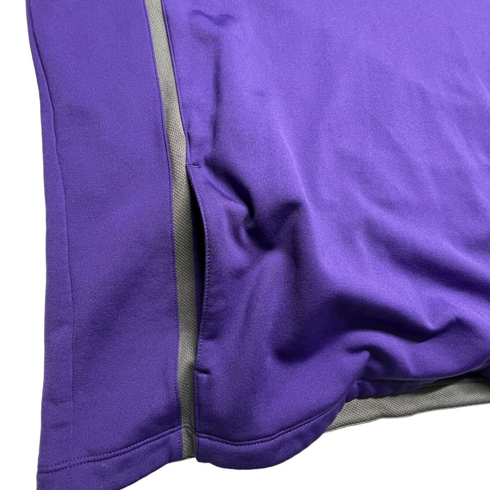 Nike Golf Shirt‎ Womens XL Standard Therma Fit Purple Mountain West Fleece Zip - Picture 7 of 14